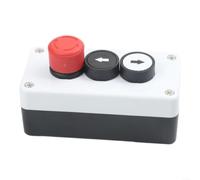 IP40 Waterproof Push Button Control Box 1-4 Holes White ABS Enclosure 13.8x8.8x7.2cm, Compatible with XB2 XAL B324 B334 Buttons for Industrial & Elevator Systems(C)
