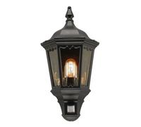 Stylish Ip43 Black Led Wall Sconce With E27 Socket - 100W Outdoor Lighting Solution