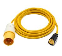 IP44 110volt 16Amp plug to NEMA USA Mains Socket Fly Lead. Power Tool American Appliance Hookup Adaptor for Use on Stepdown, Industrial, Generator (5 Metre)