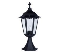 IP44 Black Finish Aluminium Outdoor Garden Path Driveway Garage Lamp Post Light
