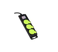 IP44 Garden/Construction Extension Cord 3 Outlets Switch 10563