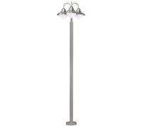 IP44 Outdoor Bollard Light Stainless Steel 3 x 60W E27 Bulb Driveway Lamp Post