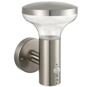 IP44 Outdoor LED Lamp Stainless Steel Wall PIR Light Modern Porch Cool White