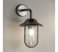 IP44 Stainless Steel Outdoor Lantern Exterior Wall Mount Light Lamp Glass Shade