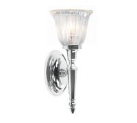 IP44 Wall Light Tulip Shape Glass LED Included Chrome LED G9 3.5W