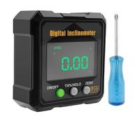 IP54 Digital Angle Finder High Precision Digital Level Box LCD Display Angle Gauge Bevel Gauge Protractor Digital Electronic Protractor for Carpentry, Building, Masonry, Automobile