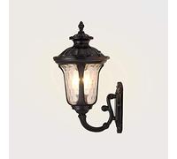 IP54 Rainproof Die-cast Aluminum Glass Wall Lamp Light Wall Mounted Light Outdoor Wall Lantern Outside Patio Porch Community Vineyard Decoration Wall Sconce E27 Illumination Reading Light