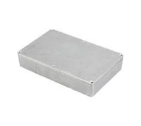 IP54 Waterproof Electronics Project Box, 7 Sizes Diecast Aluminium Enclosure Box for External Enclosure Power, Outdoor, Silver Diecast Aluminium Enclosure Box (1Pcs-1590DD 188x119x37.5mm)