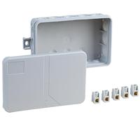 IP55 GREY JUNCTION BOX WITH TERMINAL 33341601 (SPELSBERG) Qty X 1