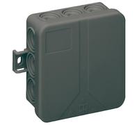 IP55 Junction Box, Black, 85x85x37mm - SPELSBERG