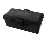 IP55 Outdoor Electrical Junction Box for Surge Protectors | Plastic Black Housing, 26x14.7x9.5cm Size, Keeps Plugs Dry, for Work Sites and Yard Renovation