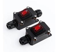 IP65 220V/16/30A high-power power outdoor ship type switch intermediate switch 1PCS(Double hole 4-8MM,16A)