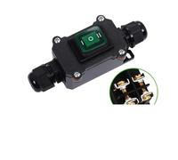 IP65 220V/24V/16A/30A Waterproof Switch Waterproof Ship Type Switch Rain Proof Outside Electrical Room Ampere Box Second Gear IDGTTLDF(Double green 220V,5 PCS)