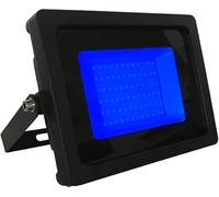 IP65 30W Blue LED Slimline Floodlight - 240W Equivalent Outdoor Light with 2-Year Warranty for Garden, Events, Decorative, Energy-Efficient Slim Profile Design