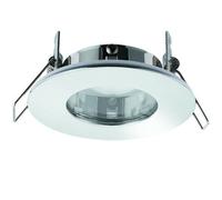 Ip65 Bathroom Slim Round Ceiling Downlight Chrome Plate Recessed Led Gu10 Lamp