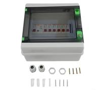 IP65 Circuit Breaker Panel Outdoor, 2-Way Consumer Unit with Transparent Cover, Flame-Retardant ABS Fuse Box for Garage, Workshop and Auxiliary(HA-9WAY)