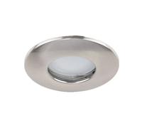 ValueLights Brushed Chrome Warm White LED Ceiling Downlight 6 Pack - Silver - Wilko