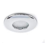 ValueLights Chrome Cool White LED Ceiling Downlight 6 Pack - Silver - Wilko