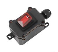 IP65 For outdoor Waterproof Switch 12V 24V 220V with High Current Handling and Flame Retardant Materials for Use with Standard Single Phase Systems (A)