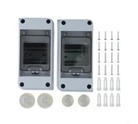 IP65 for surface Mount Fuse Box 3-Row Grey ABS IP65 for surface