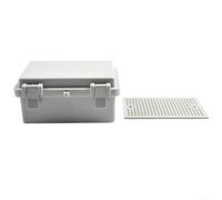 IP65 Outdoor Electrical Box Waterproof ABS Junction Box 150x100x70mm for LED Strips & Fountain Cables Heavy Duty Cover(100×200×70mm)