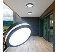IP65 Outdoor Wall Ceiling Bulkhead LED Light 12-18W CCT Weatherproof Garden AC