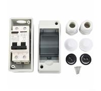 IP65 Solar Disconnect Switch 63A 2P Dual Voltage Isolator with PV Combiner Box for Harsh Environmental Conditions