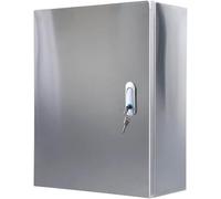 IP65 Waterproof 201 Stainless Steel Electrical Enclosure Box for Outdoor/Indoor Use Junction Box with Mounting Plate Size 50x40x20cm - Durable & Weatherproof!
