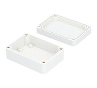 IP65 Waterproof ABS Plastic External Junction Box Universal Electrical Project Enclosure Case for Outdoor Usage with Accessories(85 * 59 * 35MM)