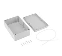 IP65 Waterproof Dustproof Junction Box, Electrical Project Boxes ABS Plastic Junction Box Universal Enclosure Gray 9 x 5.9 x 3.3inch (230 x 150 x 85 mm)