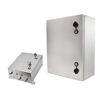IP65 Waterproof Electl Junct Box WallMounted 304 Stainless Steel Enclosure for Outdoor Use 30x40x20cm (12x16x8in) Electl Equint Housing