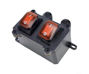IP65 Waterproof Electrical Switch Junction Box, 30A 220V Rated Load, Fits 4-8mm & 7-12mm Wires, Outdoor Weatherproof Cable Connection Enclosure(4-8MM)