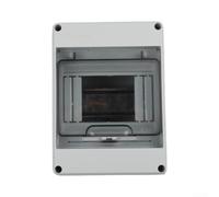IP65 Waterproof Fuse Box, 1 Row 5 Modules, Mounted Distribution