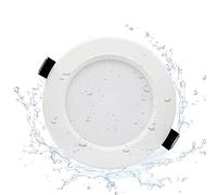 IP65 Waterproof LED Downlight 5W 7W 9W 12W 15W 18W 24W Indoor Lamp Recessed LED Spot Light for Bathroom AC220V 230V-Cold White 6000K 15W 230V IP65