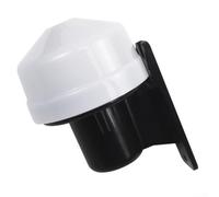 IP65 Waterproof Light Sensor,IP65 Waterproof Twist Lock Photocell Switch,for Automatic Outdoor Lighting,1000W 10A Light Control Sensor for Street Garden Highway, for SURFACE Mount,Blue and Black(Black