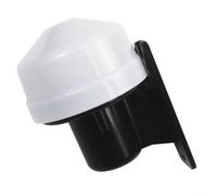 IP65 Waterproof Twist Lock Photocell Switch for Automatic Outdoor Lighting, 10A 1000W Light Control Sensor for Street Garden Highway, for SURFACE Mount, 220V or 105-305V, ABS Plastic Shell(Black +