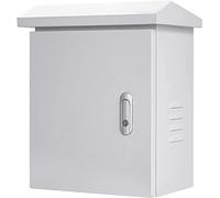 Ip66 Waterproof Junction Box, Steel Electrical Project Enclosure, Wall-Mounted Instrument Case With Lock For Outdoor/Indoor Use, 500X600X200Mm, Durable & Secure,A Color-300 * 400 * 200mm