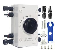 IP66 Waterproof Solar PV DC Quick Disconnect Switch,1000V 64A PV Solar Panel Disconnect Switch with Solar Connector for Off/On-Grid Solar System, Solar Power System,RV & Boats Etc.