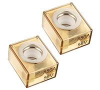 IP66 Waterproof Terminal Fuses MRBF for Marine with 2-Pack and Ip66 crafted from Plastic suitable for daily operations with simple maintenance and comfortable handling (150A)