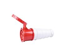 IP67 63A/125A Industrial Plug and Socket 3P/4P/5P Waterproof Electrical Connector Power Connection Industrial Plug 220V 380V 415V(Coupler 4P 125A)