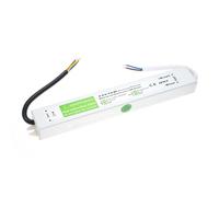 IP67 LED Driver Switch Power Supply Transformer Adapter AC 90V to DC 24V 10W Constant Voltage Output for LED Strip Light Outdoor Lightbox Signboard (Silver)