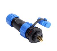IP67 SP13 3Pin Waterproof Plastic Plug Socket