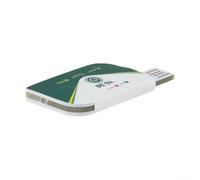IP67 USB Temperature Data Logger -30°C to 70°C with PDF Report & Alarm - 180 Day Monitoring for Cold Chain Logistics White Green