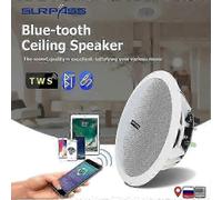 IP67 Waterproof Bluetooth Ceiling Speaker 10W 6 Inch With Built-in Digital Amplifier Stereo Sound AU PLUG