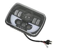 IP67 Waterproof LED Headlight for Car & Motorcycle, Square 5x7in 90W with Running Lights, Turn Signal, High & Low Beam