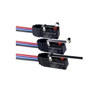 IP67 waterproof micro switch small limit switch 5L1B-1M/5L2A/5L3-3M one open and one closed with wire roller button switch(ZC-D2VW-5L3-1M)