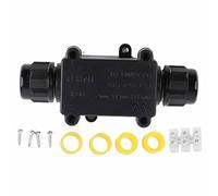 IP68 Junction Box Outdoor 2 Way Underground Cable Line Protection Connector Durable PC Material for Electrical Communication Firefighting Equipment