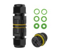 IP68 Outdoor Waterproof Electrical Wire Connector for 5-14mm Wire Diameter, (Max 40A, 450V), 2 Way (4 Pin)