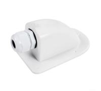 IP68 Solar Cable Gland Entry Housing - Double Cable Entry Seal for 2.5-6mm² Wires - ABS Roof Grommet for Caravan for motorhome Photovoltaic System(Black)