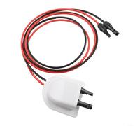 IP68 Solar Cable Gland Junction Box for Roof, RV, Boat & Building Solar Panel Installations - ABS Weatherproof Entry Box with 10AWG Pre-Attached Wire, Stainless Steel Screws